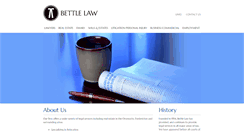 Desktop Screenshot of bettlelaw.com