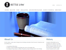 Tablet Screenshot of bettlelaw.com
